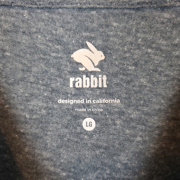 Rabbit Light Blue Remix Ringer Long Sleeve Shirt - Picture 2 of 7